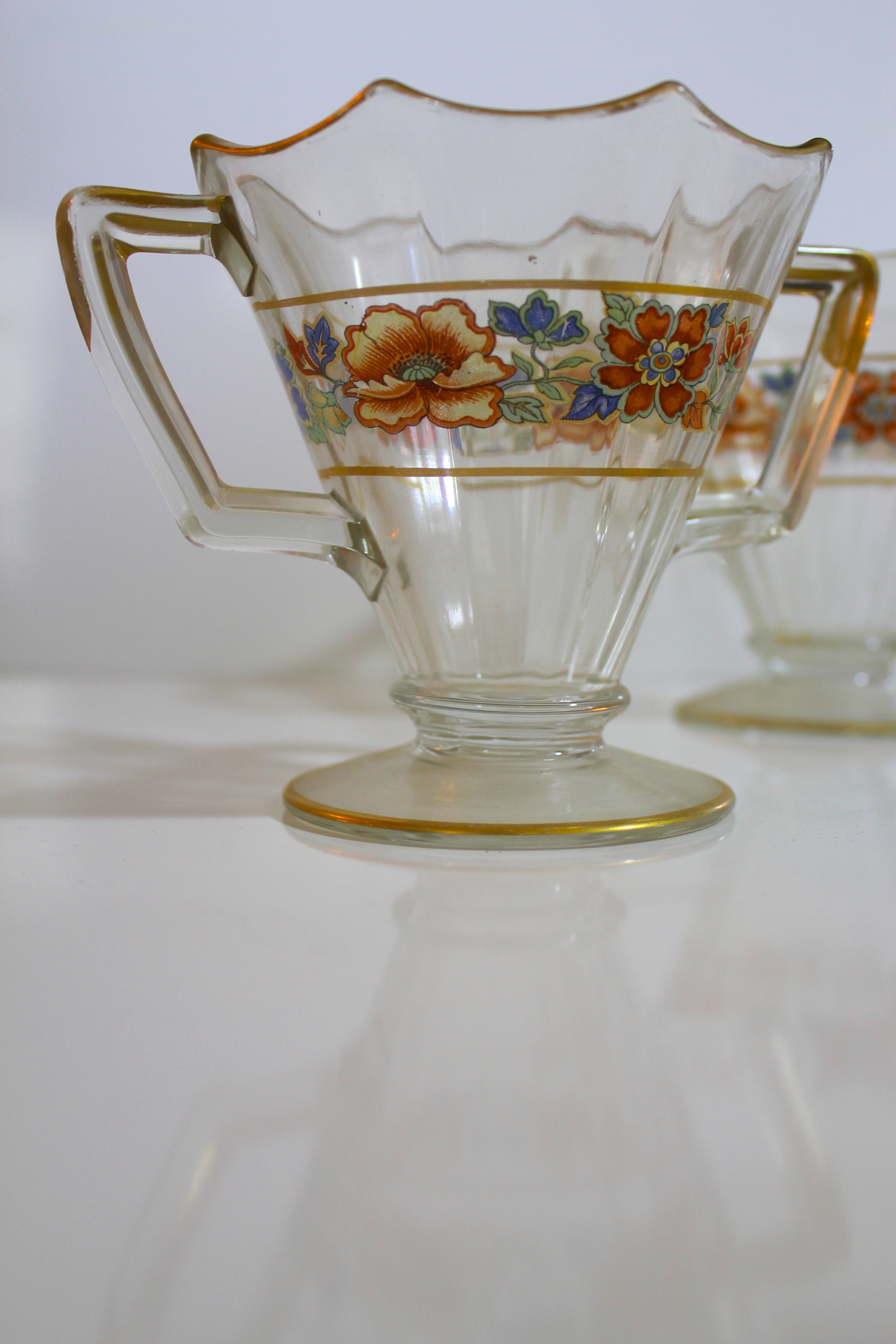 Gold Trimmed Designer Kitchenalia