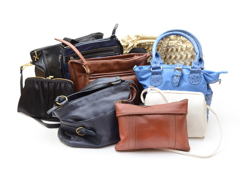 An Assortment of Nine Purses