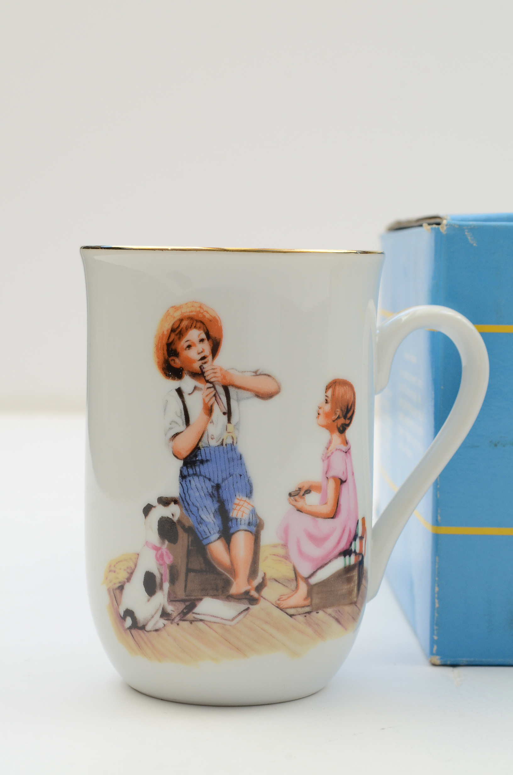 Vintage Coca Cola Trays, Soda Bottles and Norman Rockwell Mugs