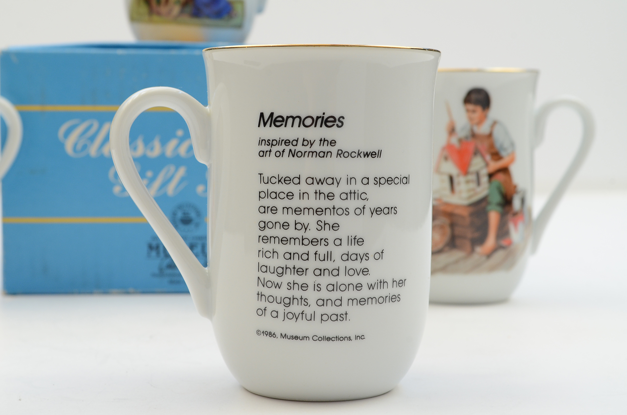 Vintage Coca Cola Trays, Soda Bottles and Norman Rockwell Mugs