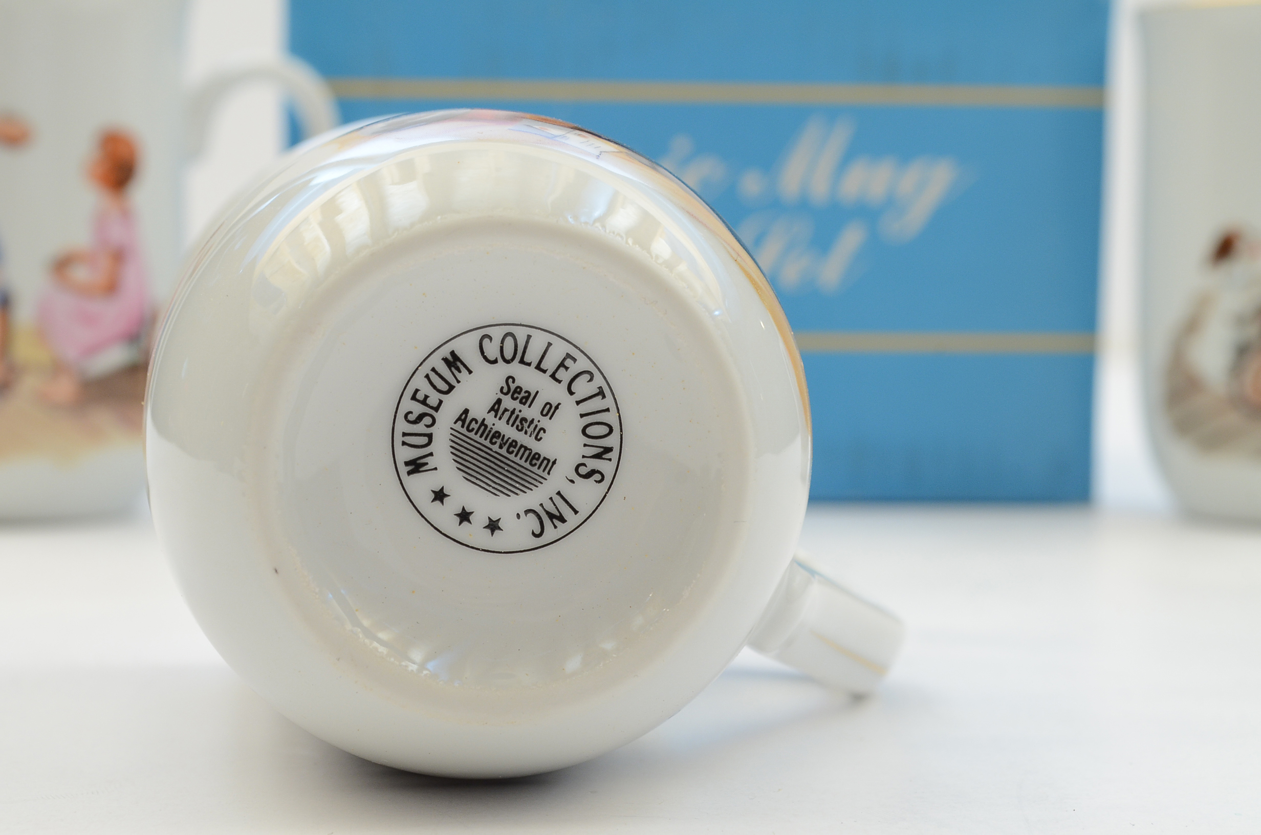 Vintage Coca Cola Trays, Soda Bottles and Norman Rockwell Mugs