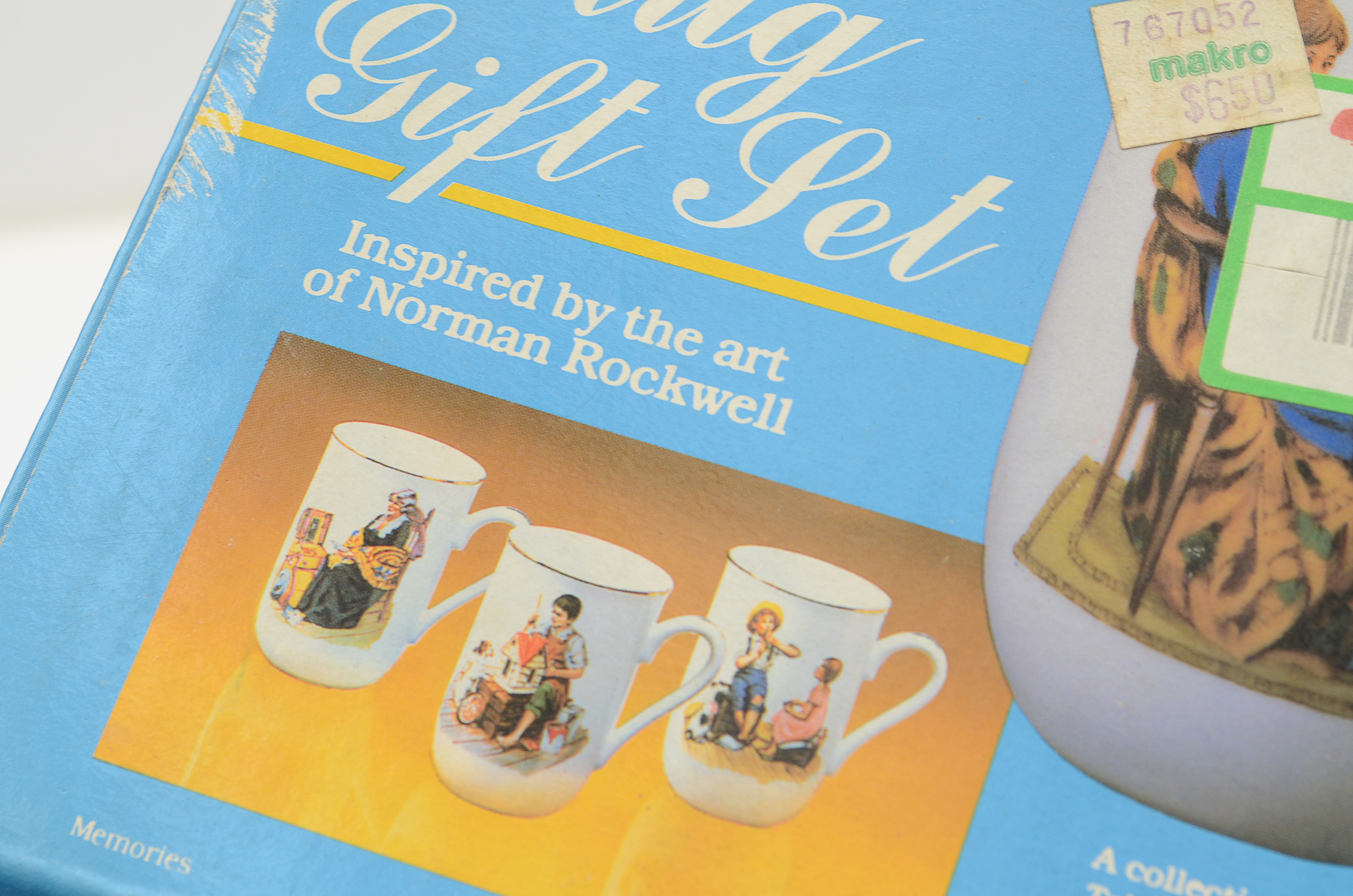 Vintage Coca Cola Trays, Soda Bottles and Norman Rockwell Mugs