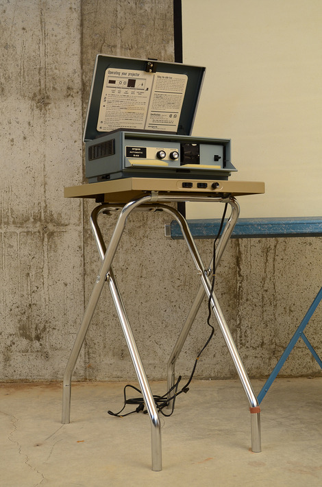 Vintage Projector Screen, Slide Projector and More