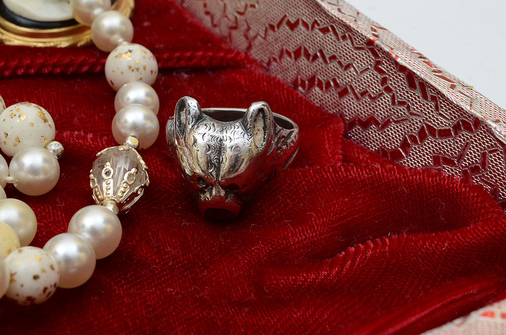 Vintage Jewelry and Box