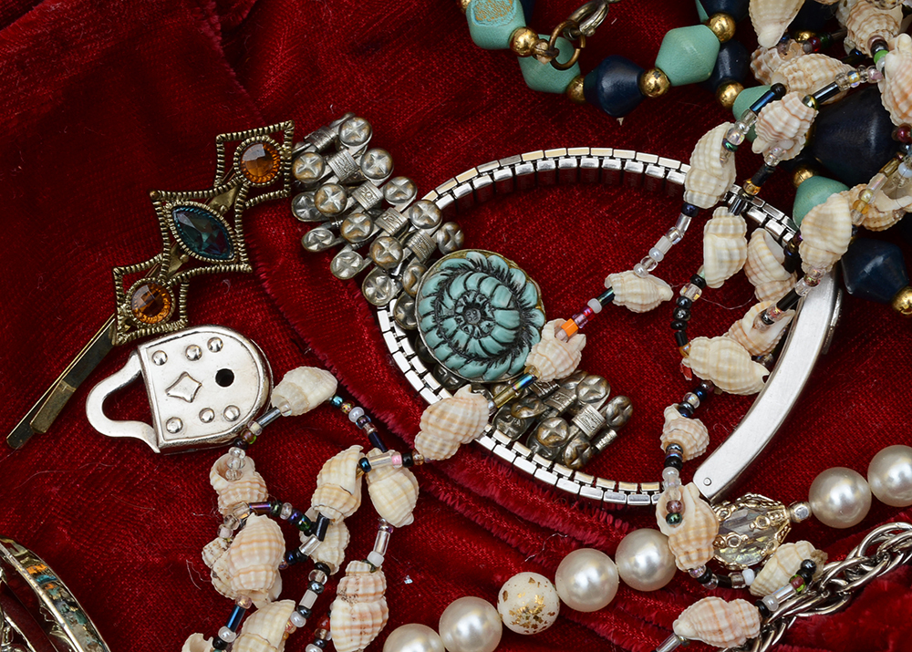 Vintage Jewelry and Box