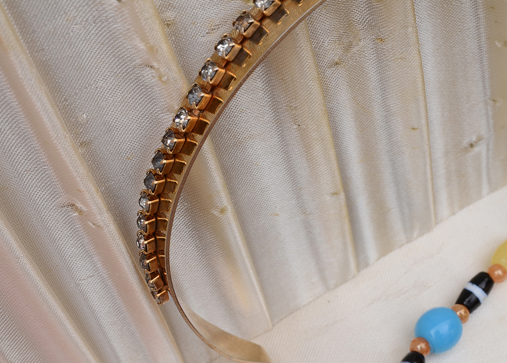 Vintage Jewelry and Box