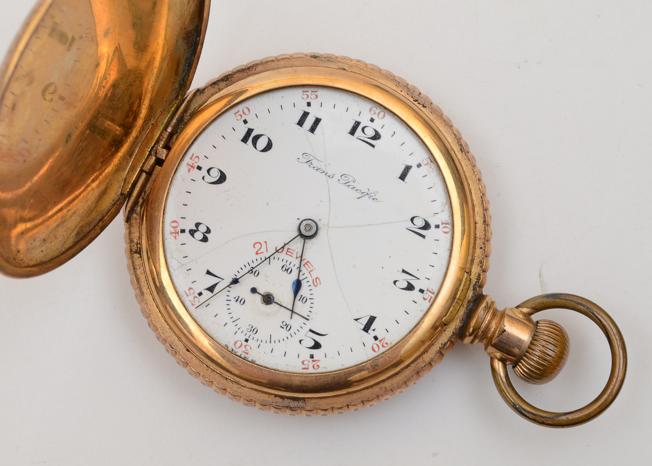 Trans Atlantic Pocket Watch and Fob