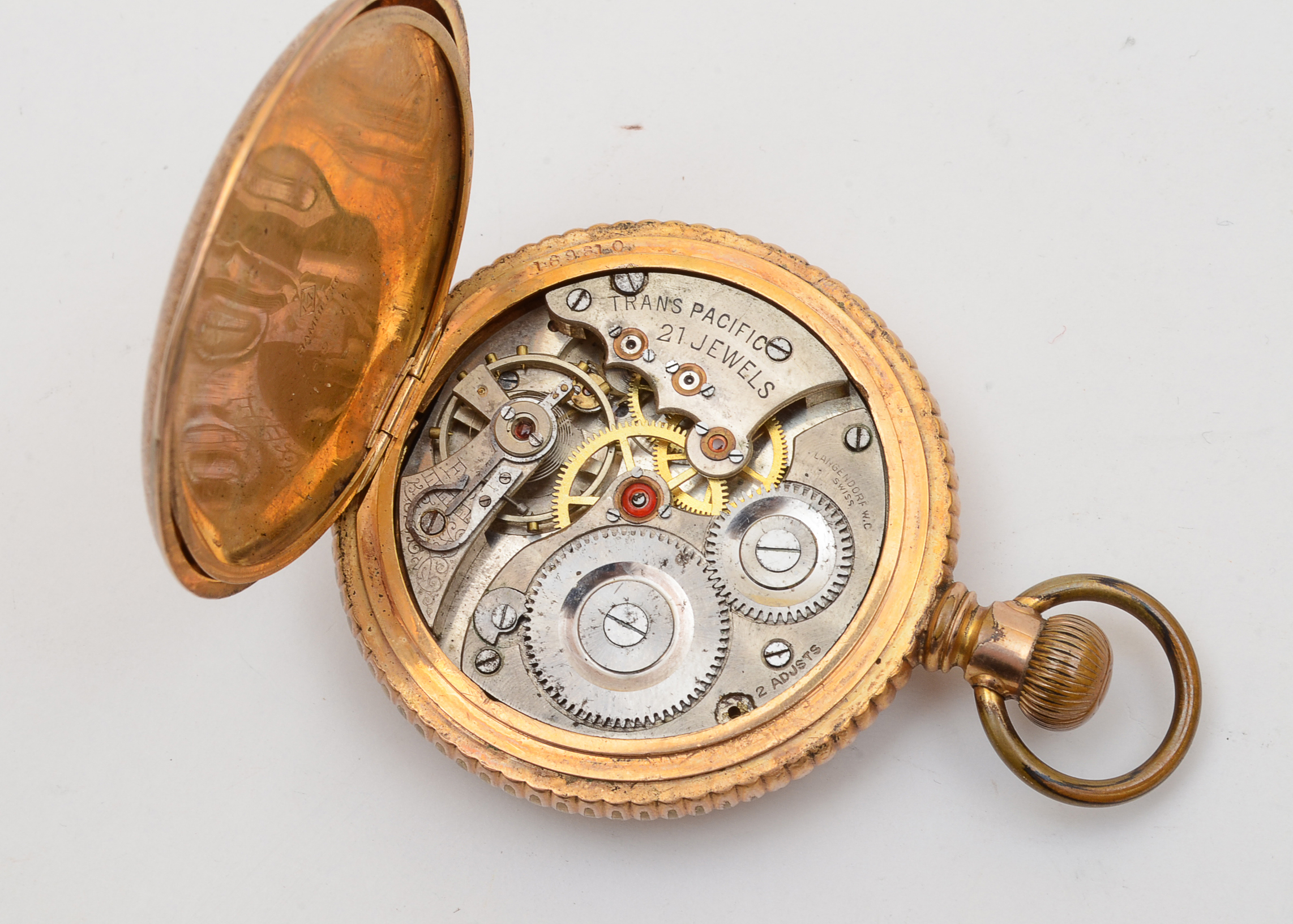Trans Atlantic Pocket Watch and Fob