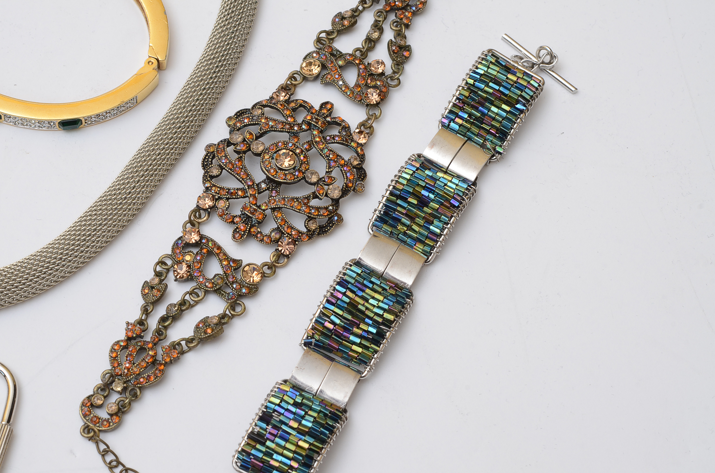 Costume Jewelry Including 1928 Jewelry and Jewelry Box