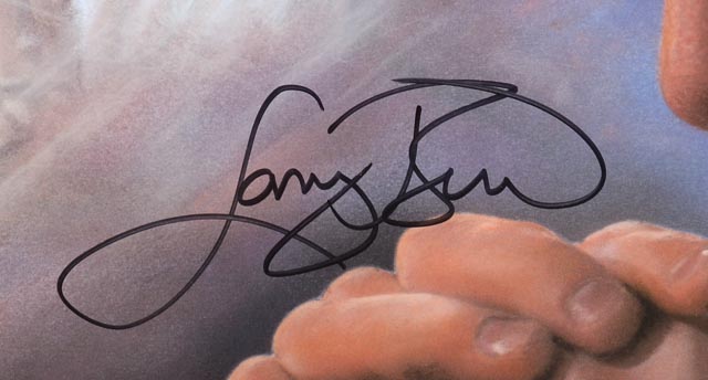 Larry Bird Signed Limited Print  COA