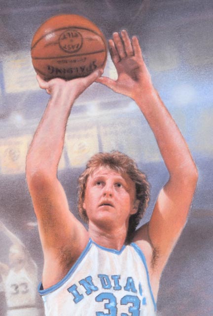 Larry Bird Signed Limited Print  COA
