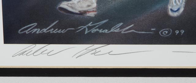 Larry Bird Signed Limited Print  COA