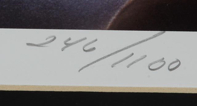 Larry Bird Signed Limited Print  COA