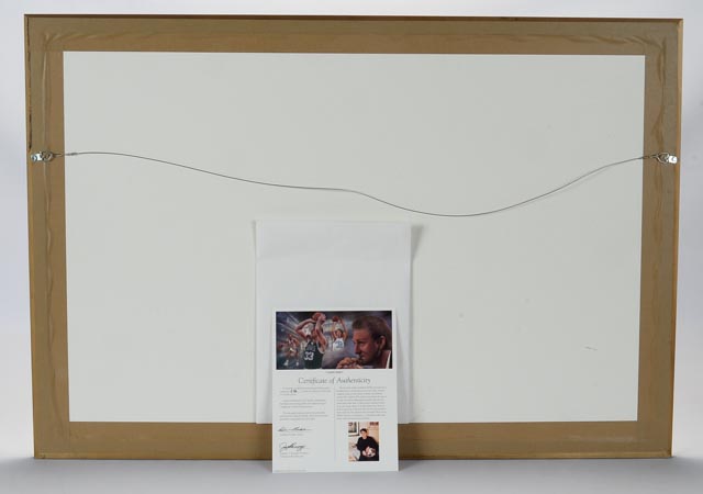 Larry Bird Signed Limited Print  COA