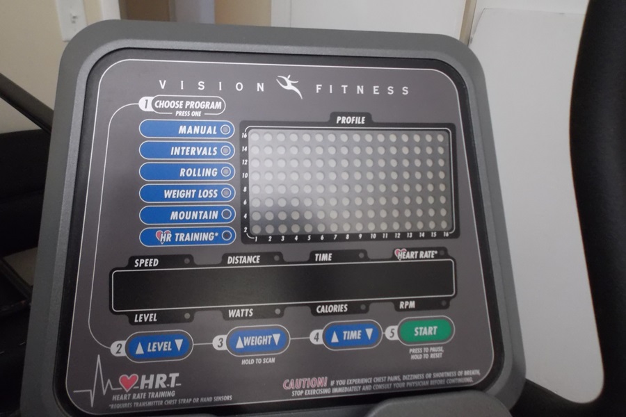 Vision Fitness R2250 HRT Semi-Recumbent Bike