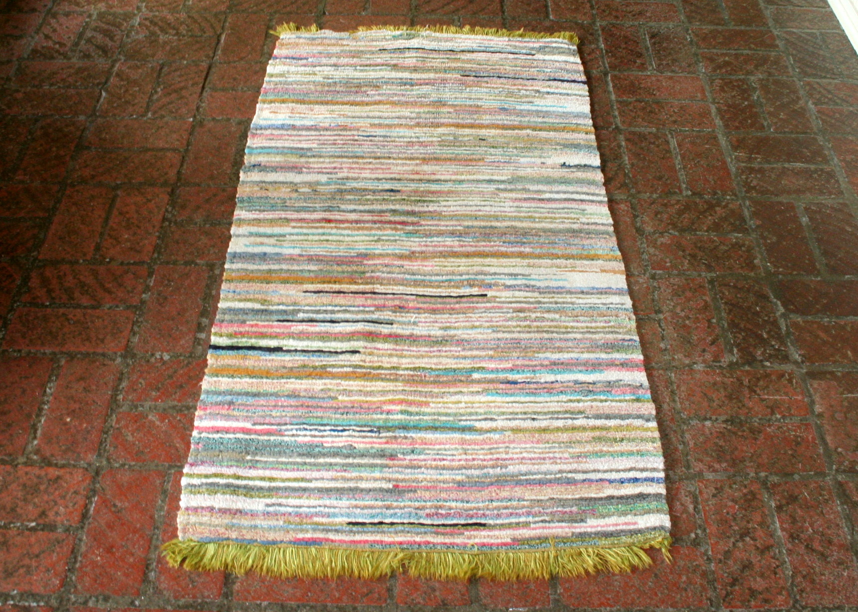 Vintage Extra Weave Rag Rug
