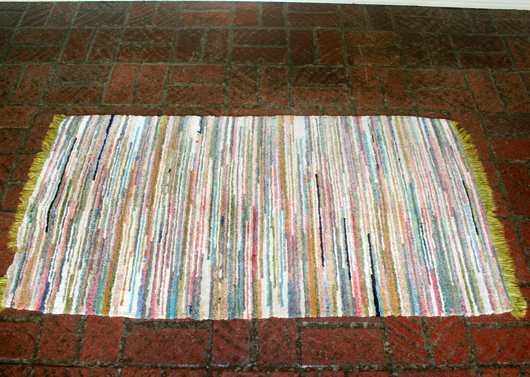 Vintage Extra Weave Rag Rug