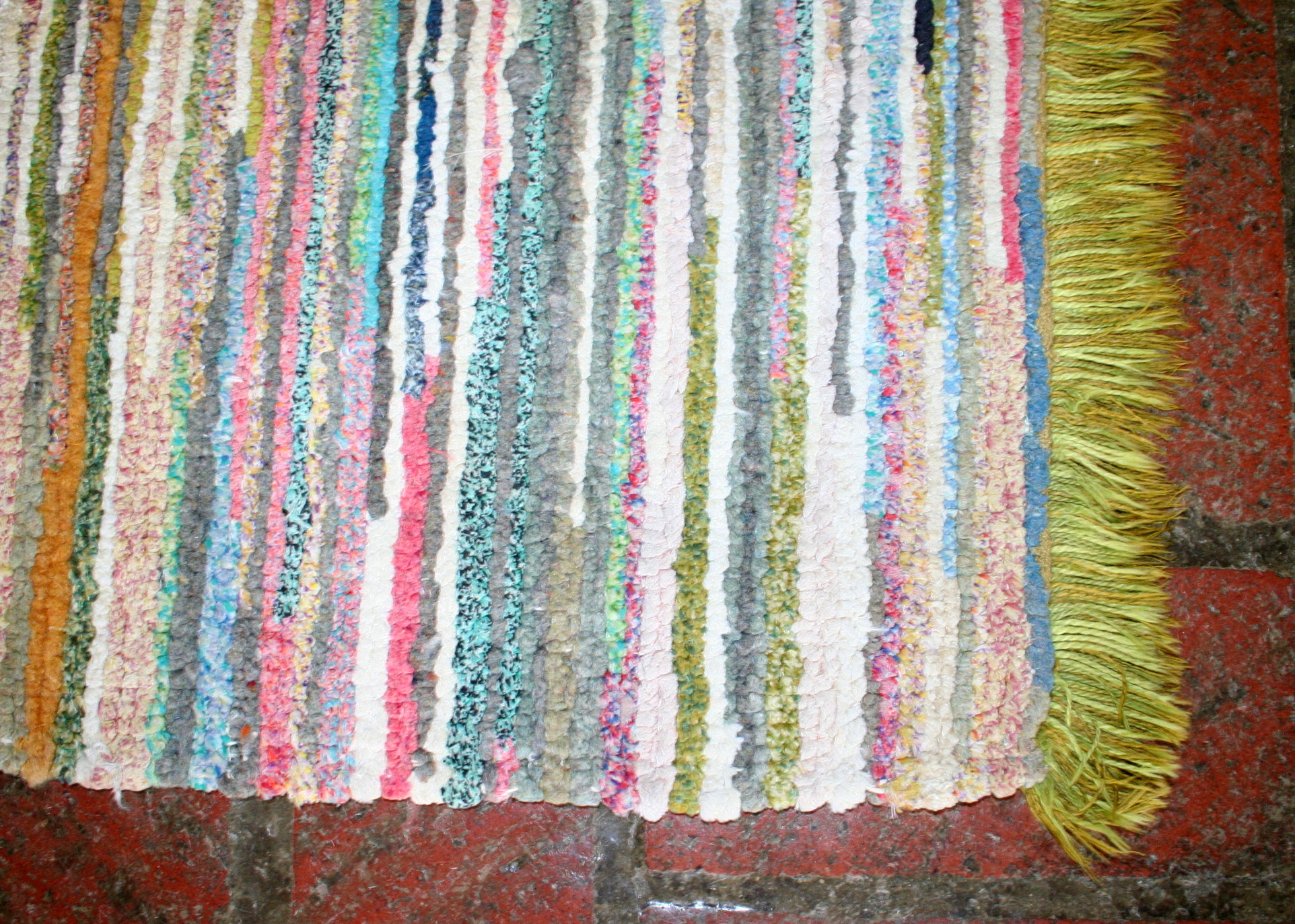 Vintage Extra Weave Rag Rug