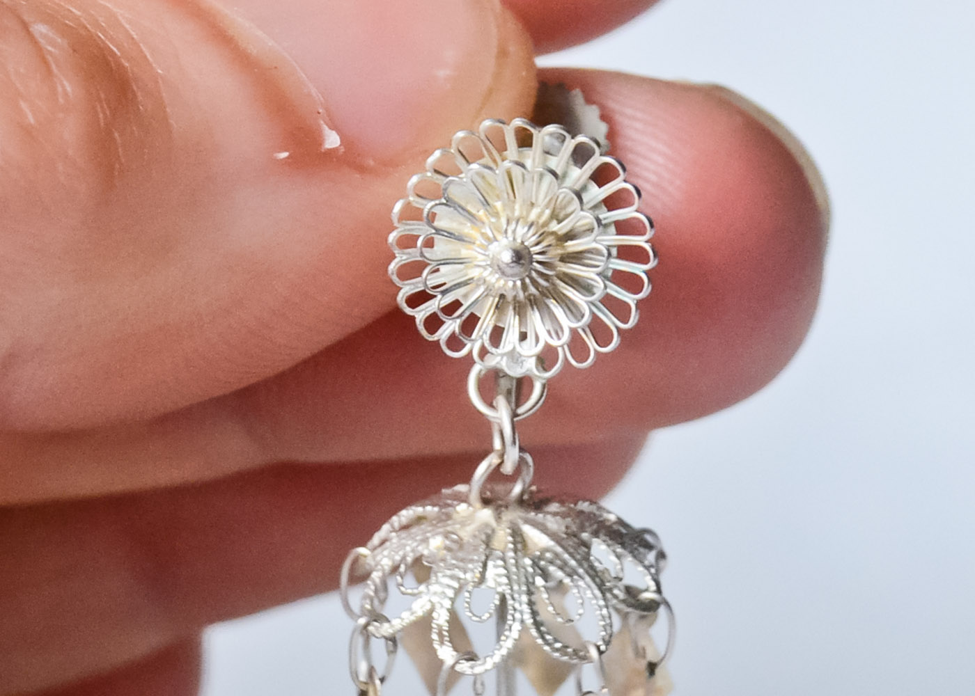 Vintage Sterling Silver Earrings