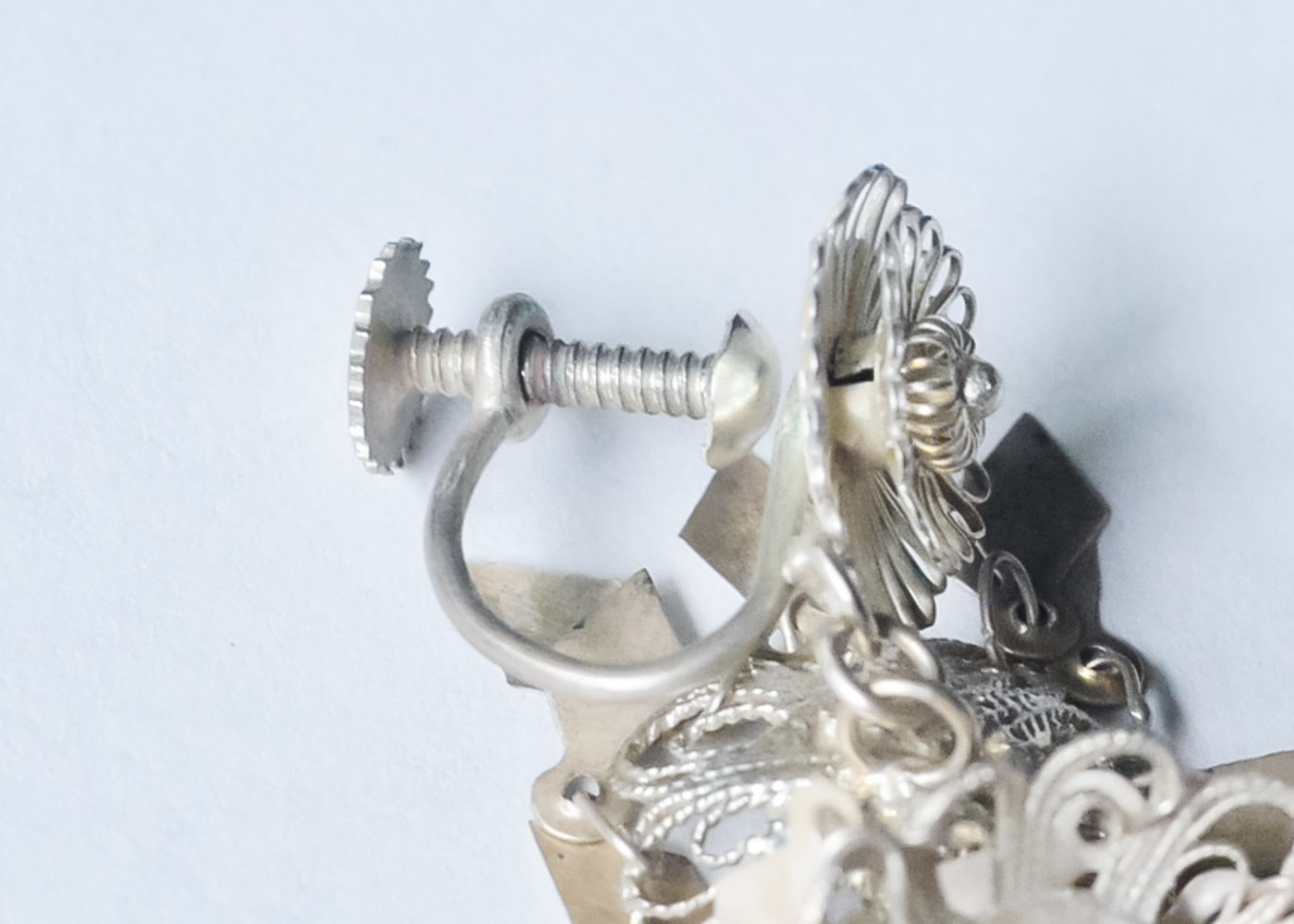 Vintage Sterling Silver Earrings