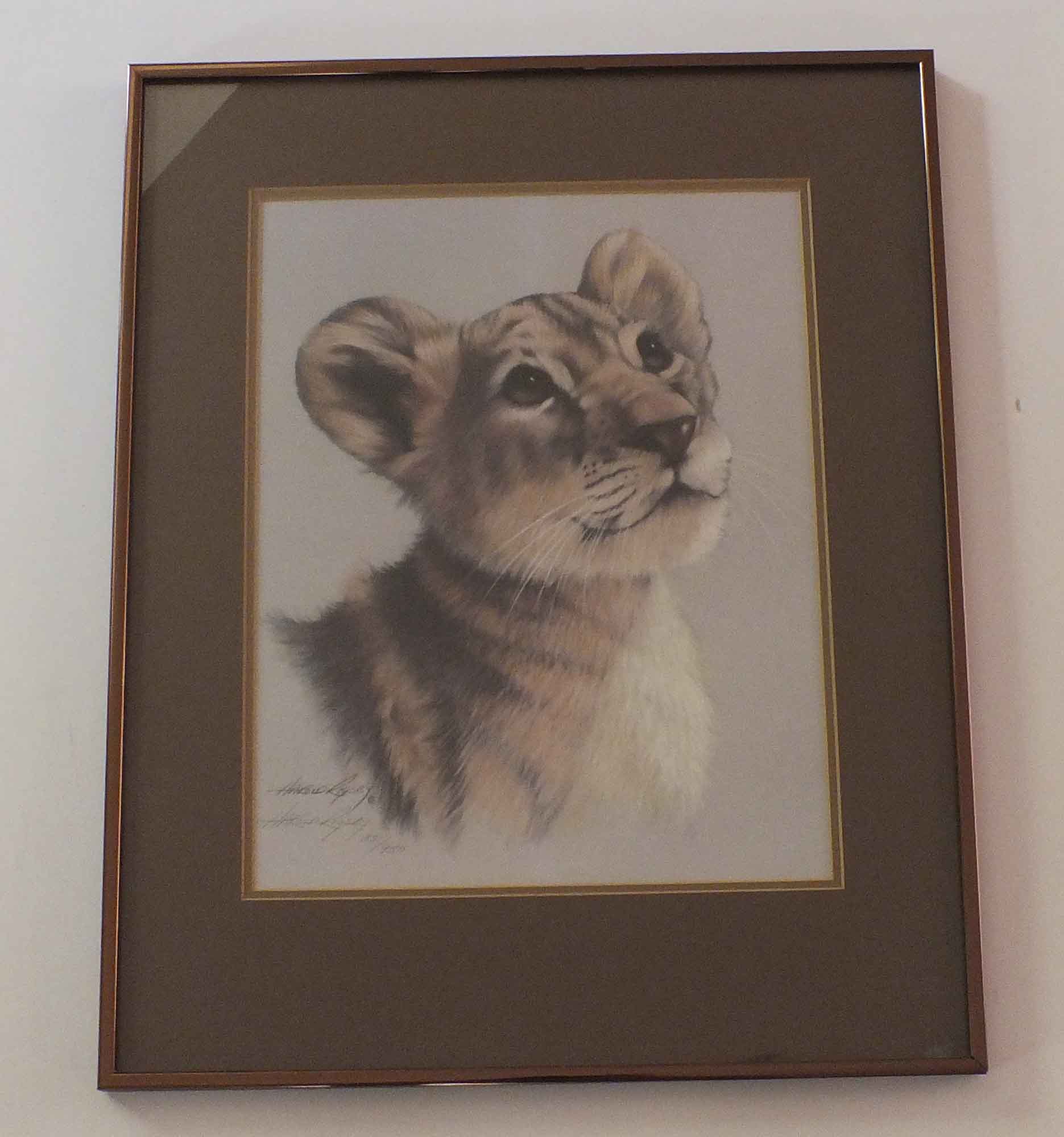 Quartet of  Harold Rigsby Big Cat Prints