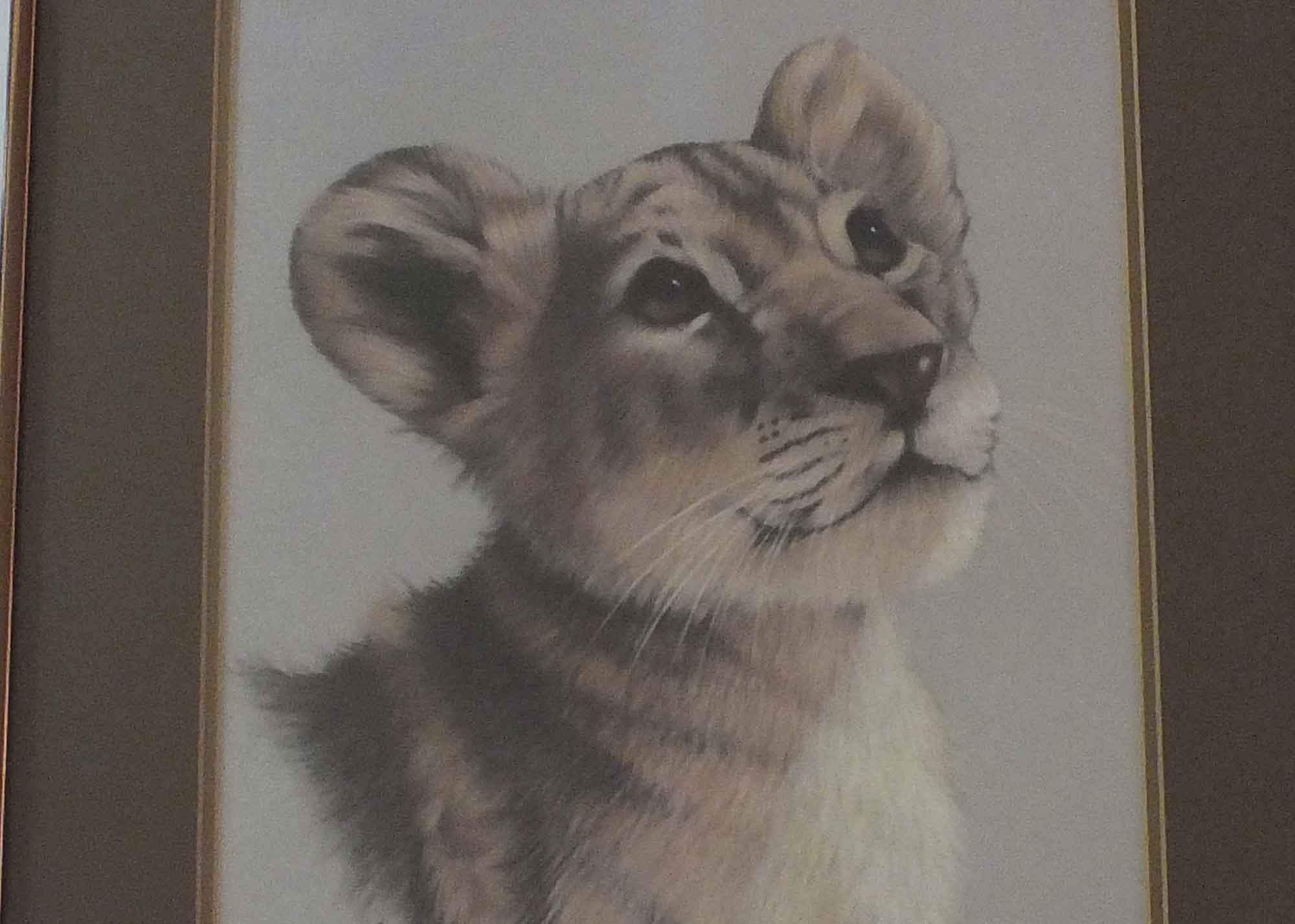 Quartet of  Harold Rigsby Big Cat Prints