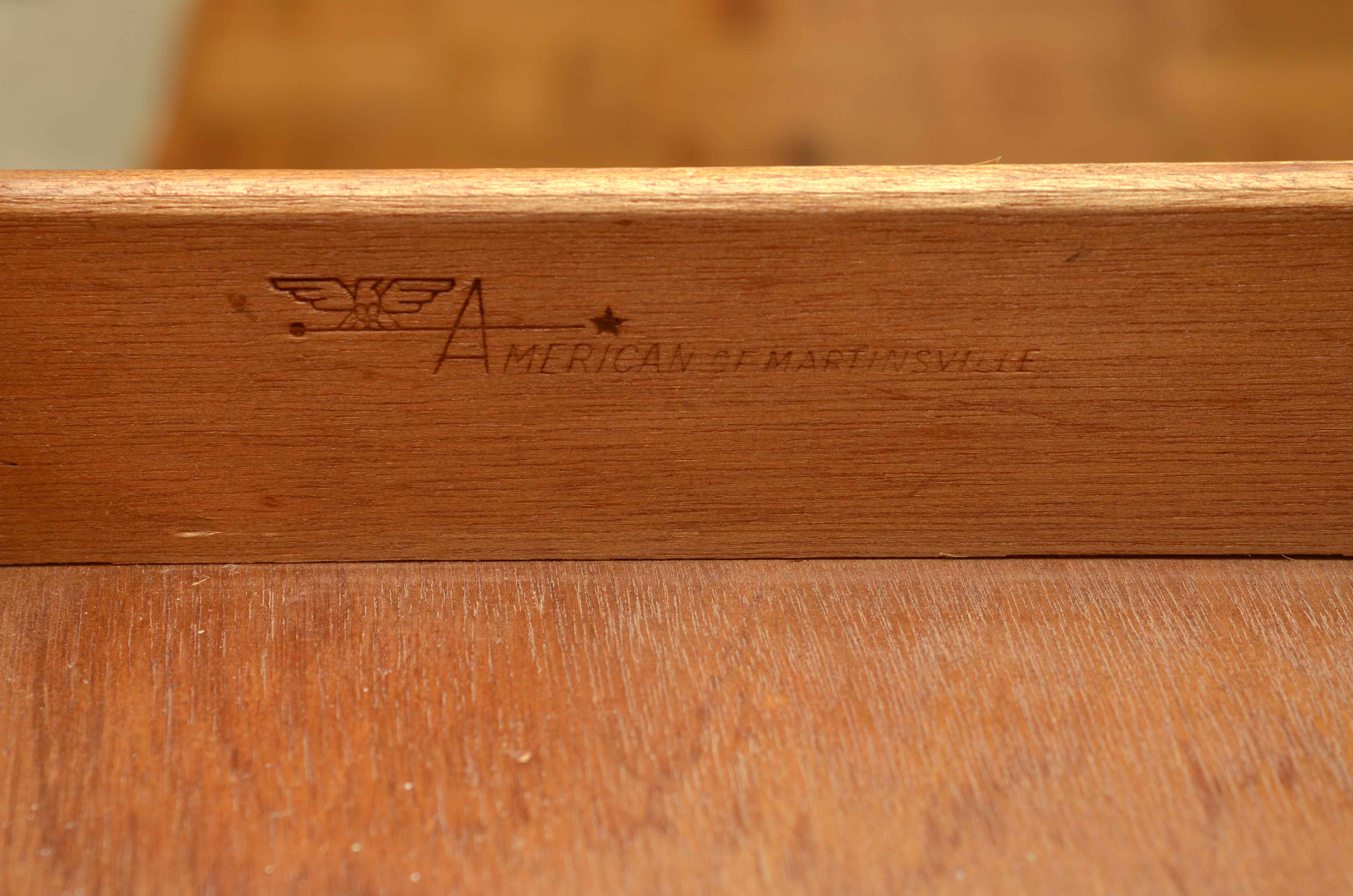 Bamboo and Rattan Style Secretary Desk