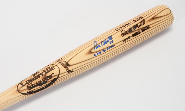 Paul O'Neill Signed 1990 World Series Bat