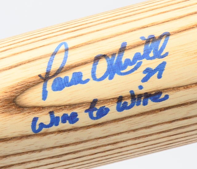 Paul O'Neill Signed 1990 World Series Bat