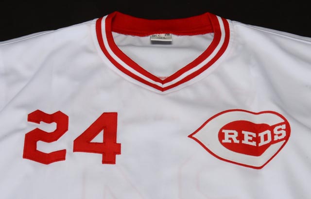 Tony Perez Signed Reds "Stats" Baseball Jersey