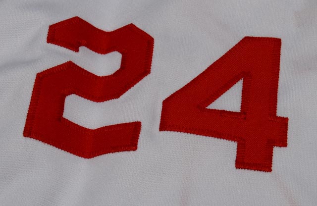 Tony Perez Signed Reds "Stats" Baseball Jersey