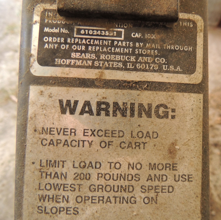 Craftsman Lawn Trailer