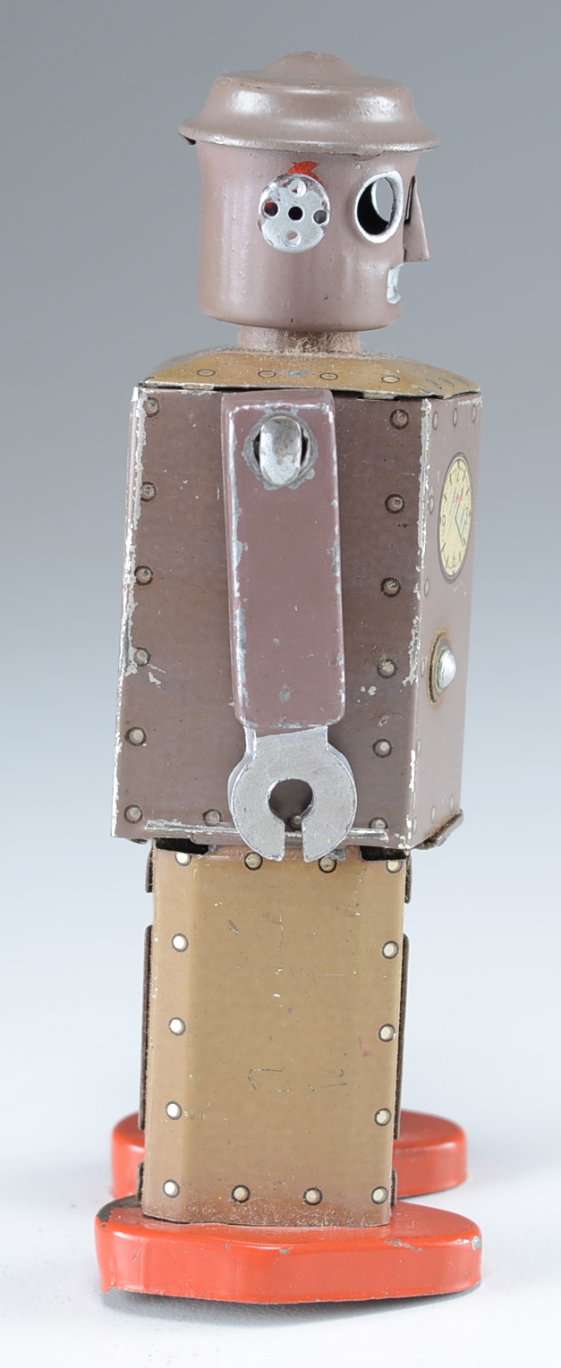 Rare 1949 Atomic Robot Man Tin Toy Robot