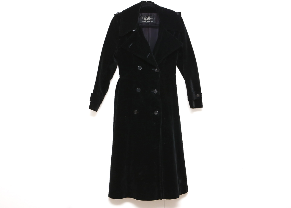 Mark Klaus Black Felt Coat