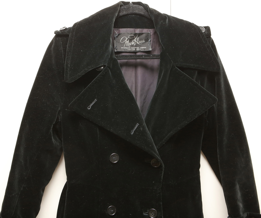 Mark Klaus Black Felt Coat