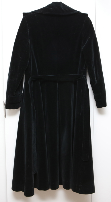 Mark Klaus Black Felt Coat