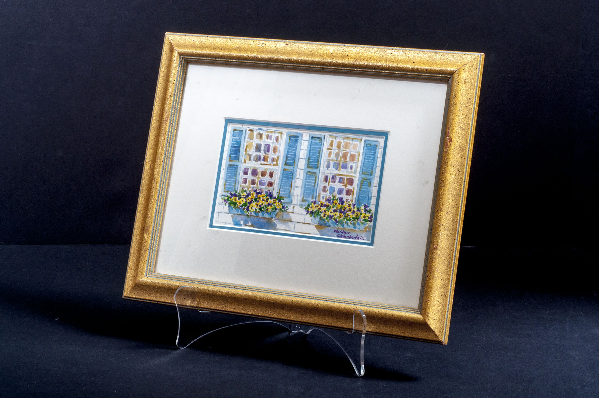 Pair of Marilyn Chamberlain Watercolors