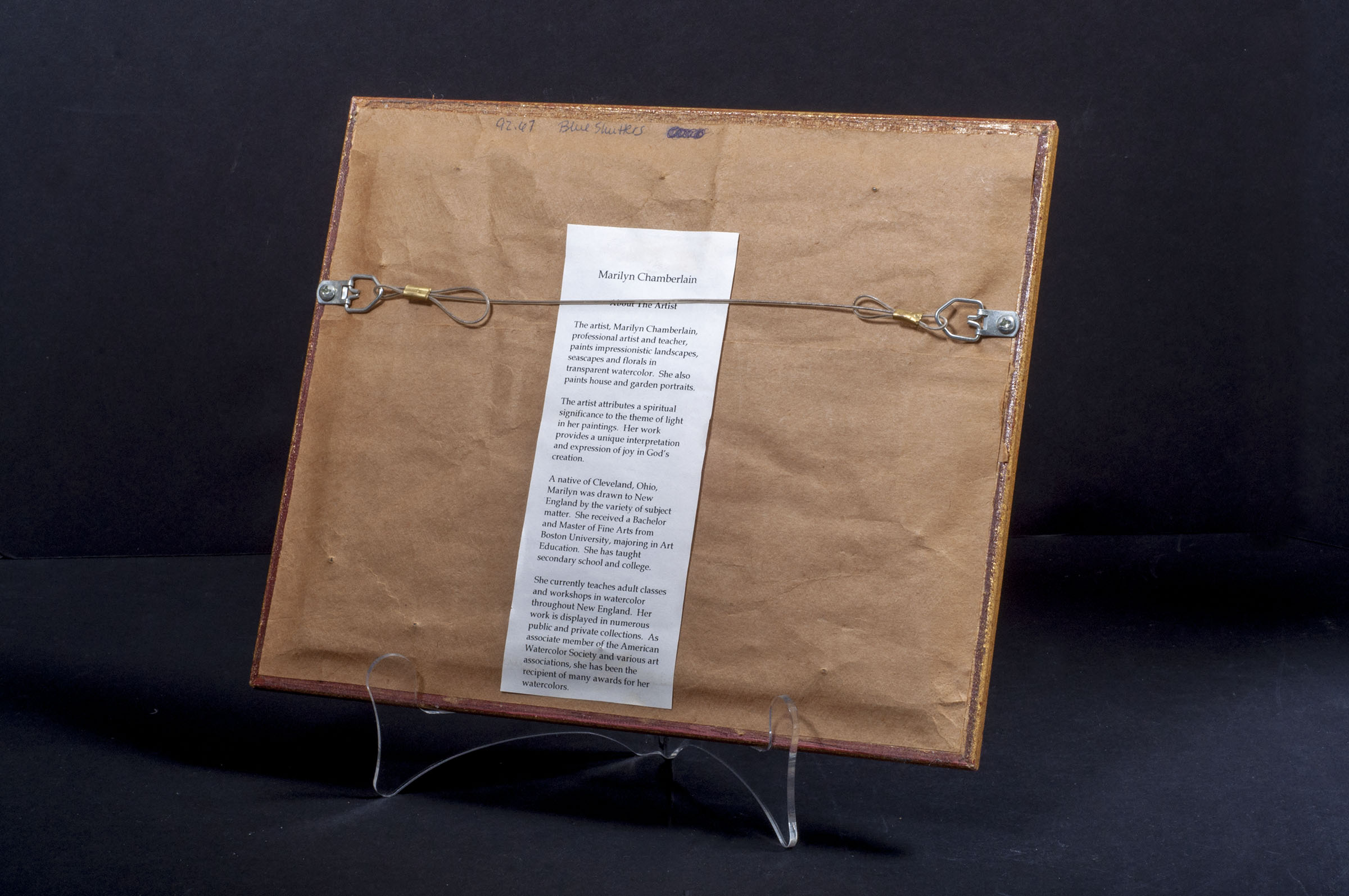 Pair of Marilyn Chamberlain Watercolors