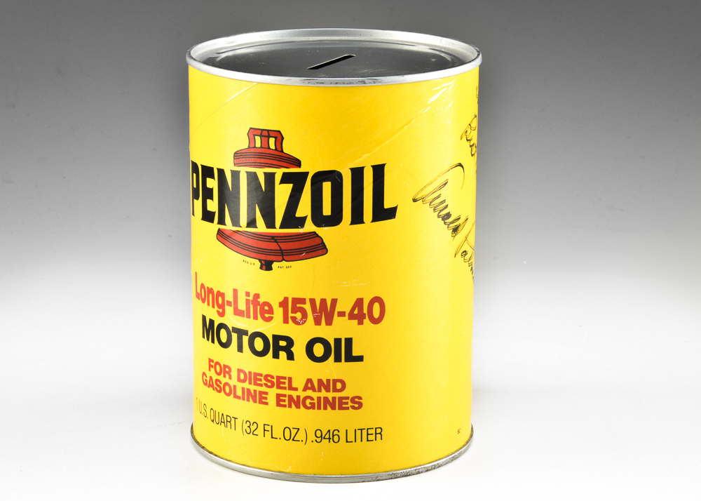 Arnold Palmer Signed Oil Can