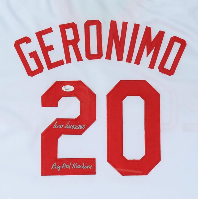 Geronimo Signed Jersey  COA