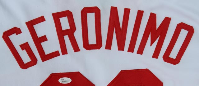 Geronimo Signed Jersey  COA