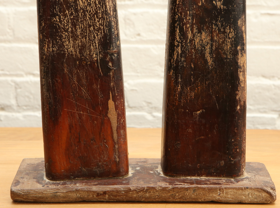 Wooden Carved Hand Sculpture