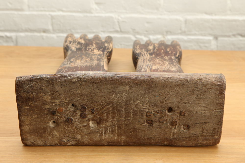 Wooden Carved Hand Sculpture