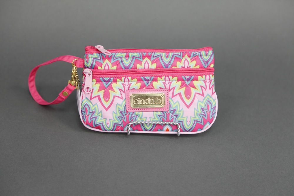 "cinda B" Calypso Collection Large Cosmetics Bag and More