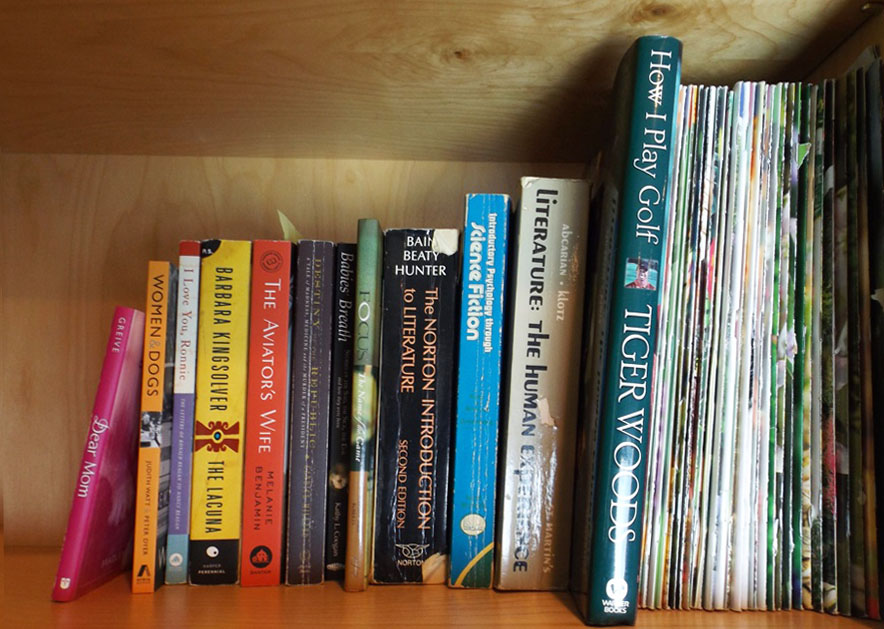 Shelf of Best Seller Books