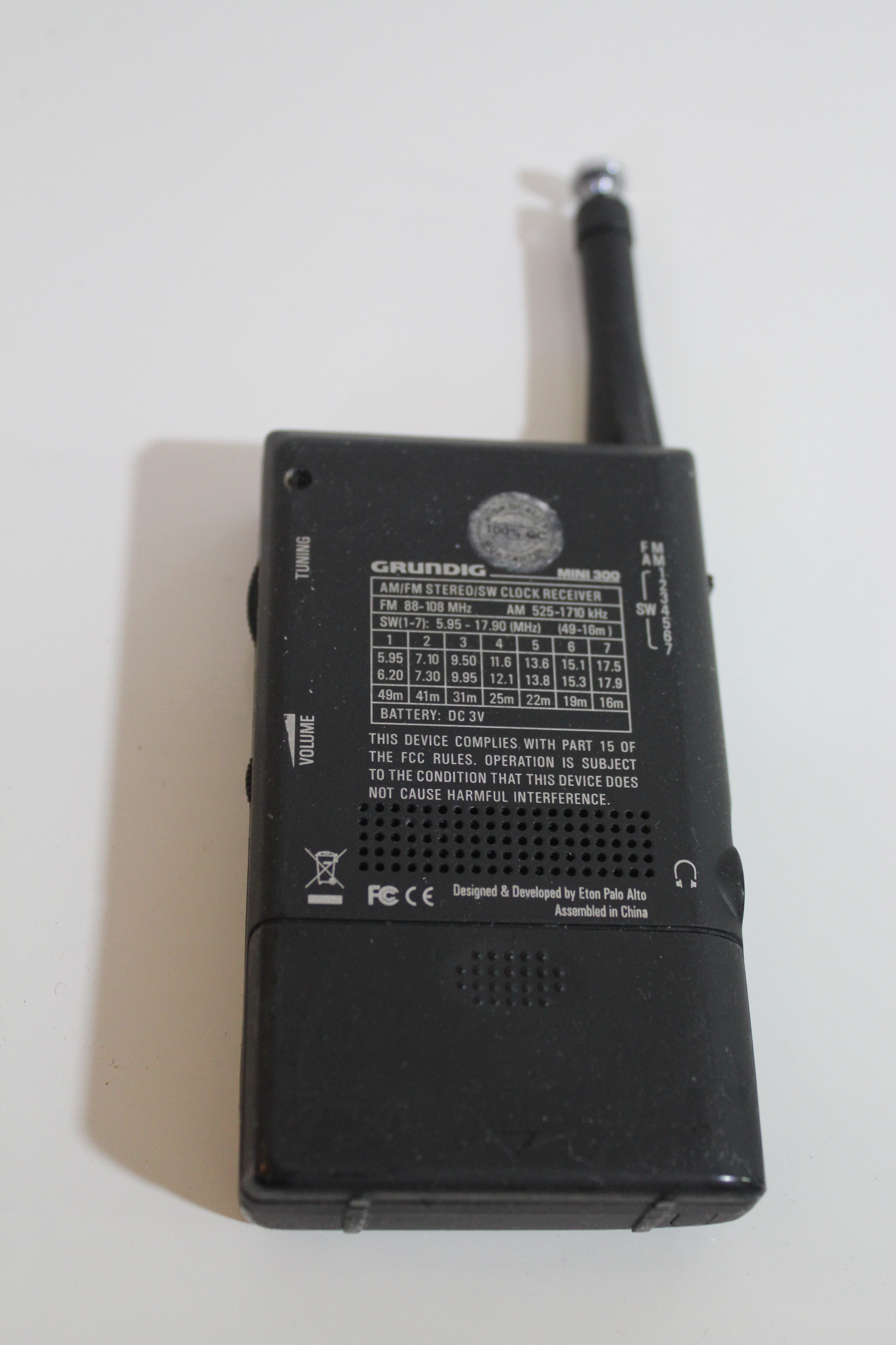 Eton Grundig Mini 300 PE Shortwave Radio