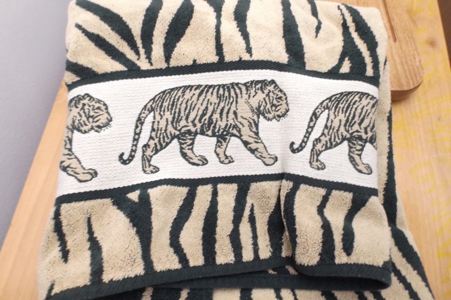 Three Sets of Vintage Print Towels