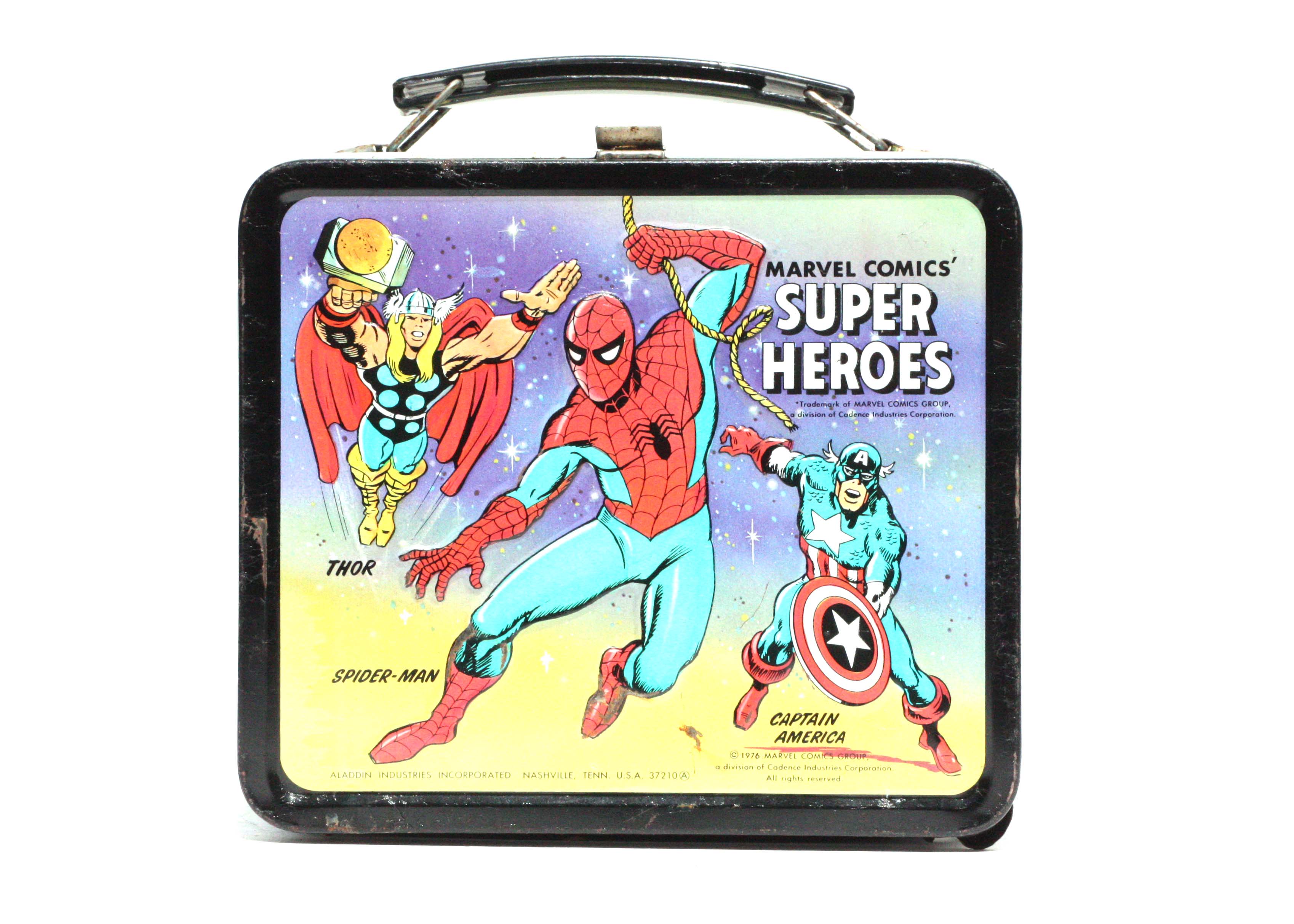 Vintage Marvel Superheroes Lunch Box