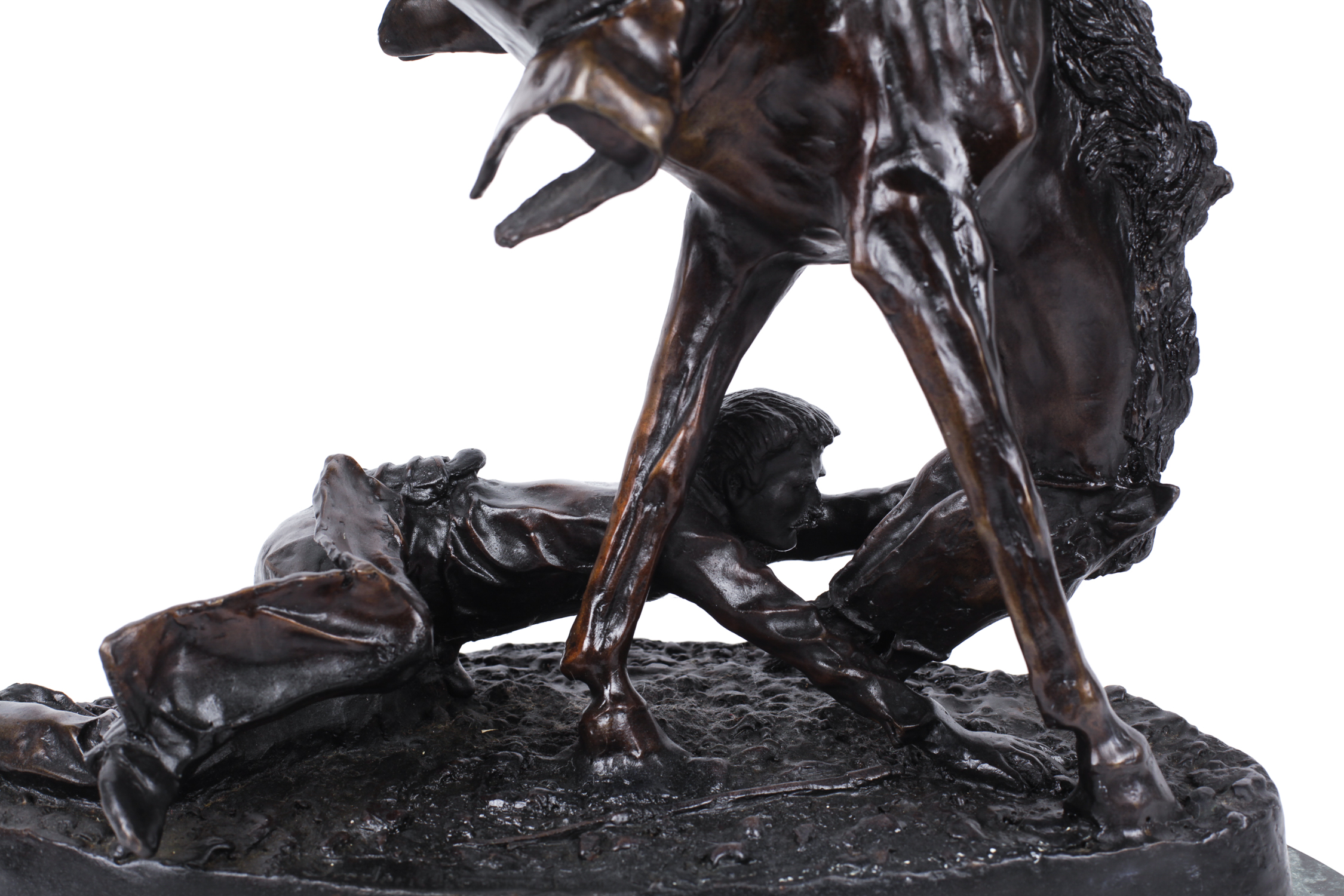 Frederic Remington Bronze " The Wicked Pony" Sculpture