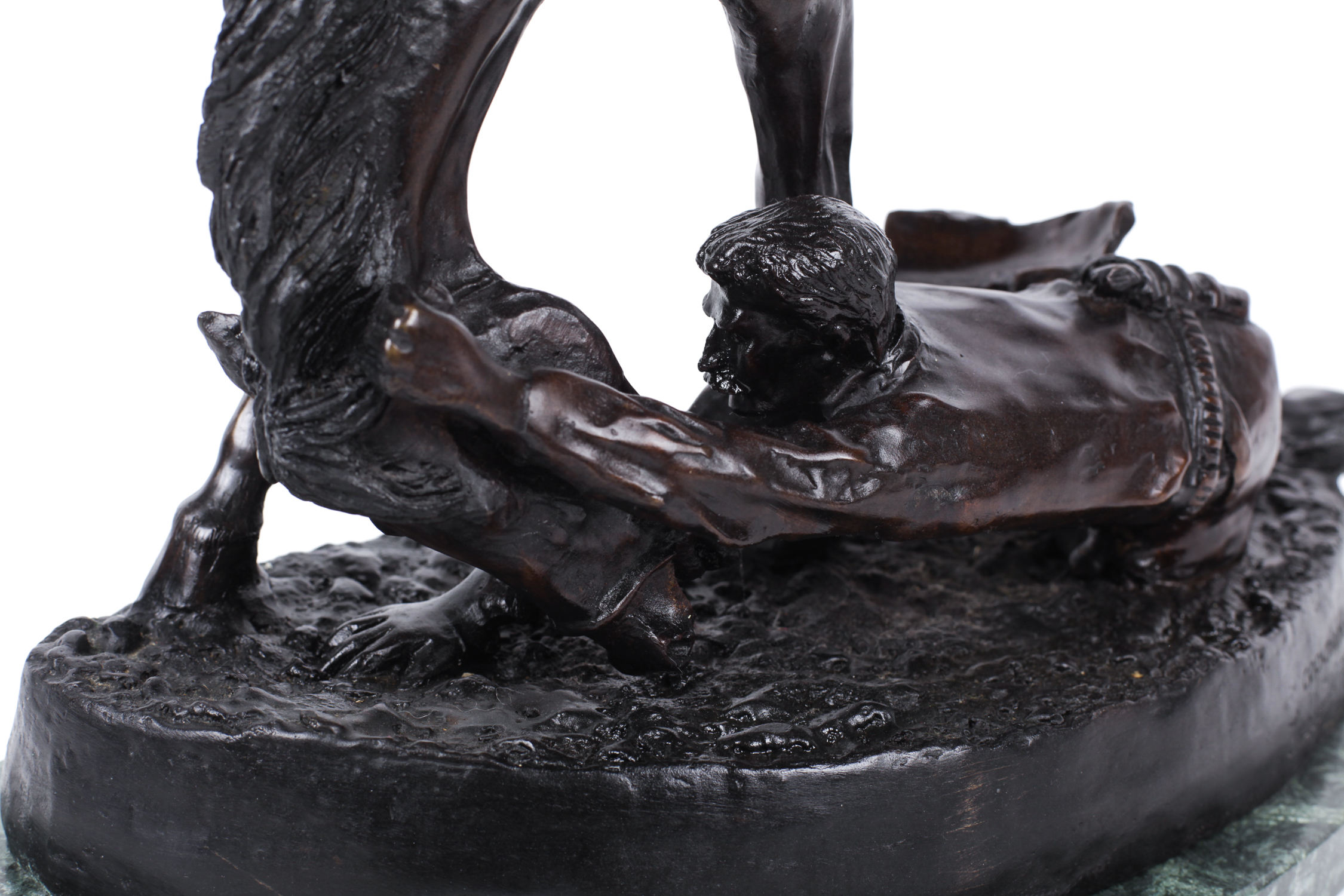 Frederic Remington Bronze " The Wicked Pony" Sculpture